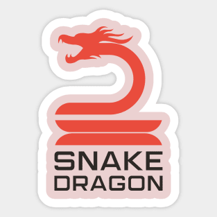 Snake Dragon Sticker